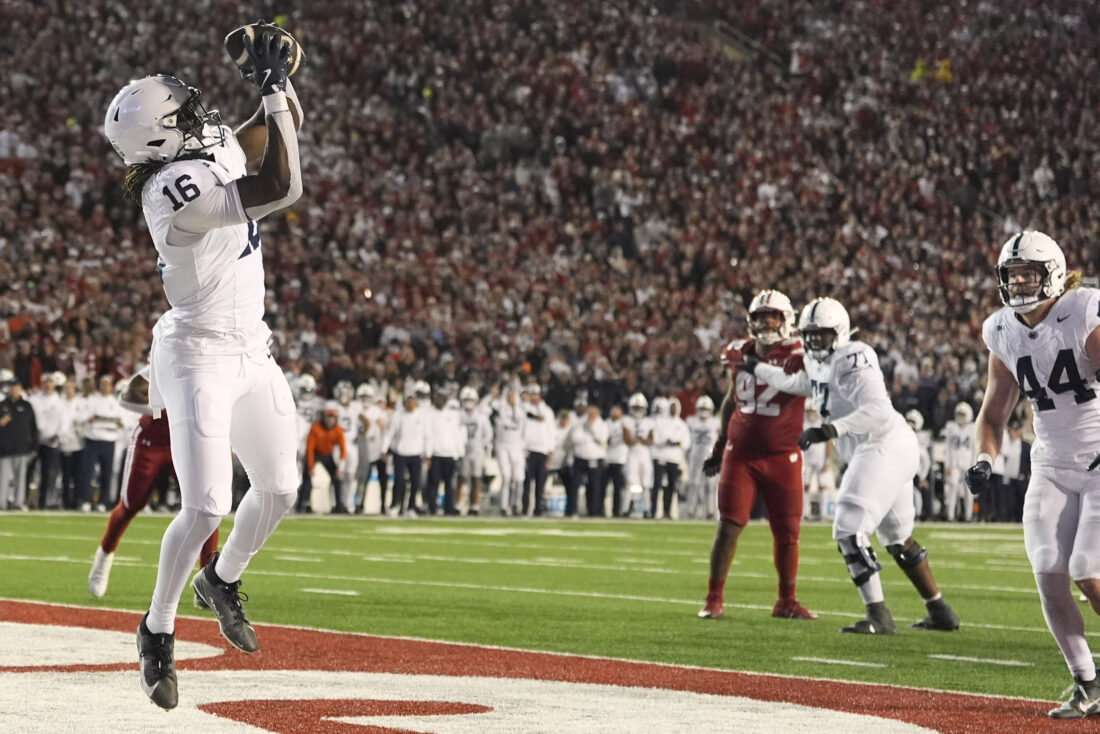 Pribula sparks unbeaten Penn State to 2813 win over Wisconsin News